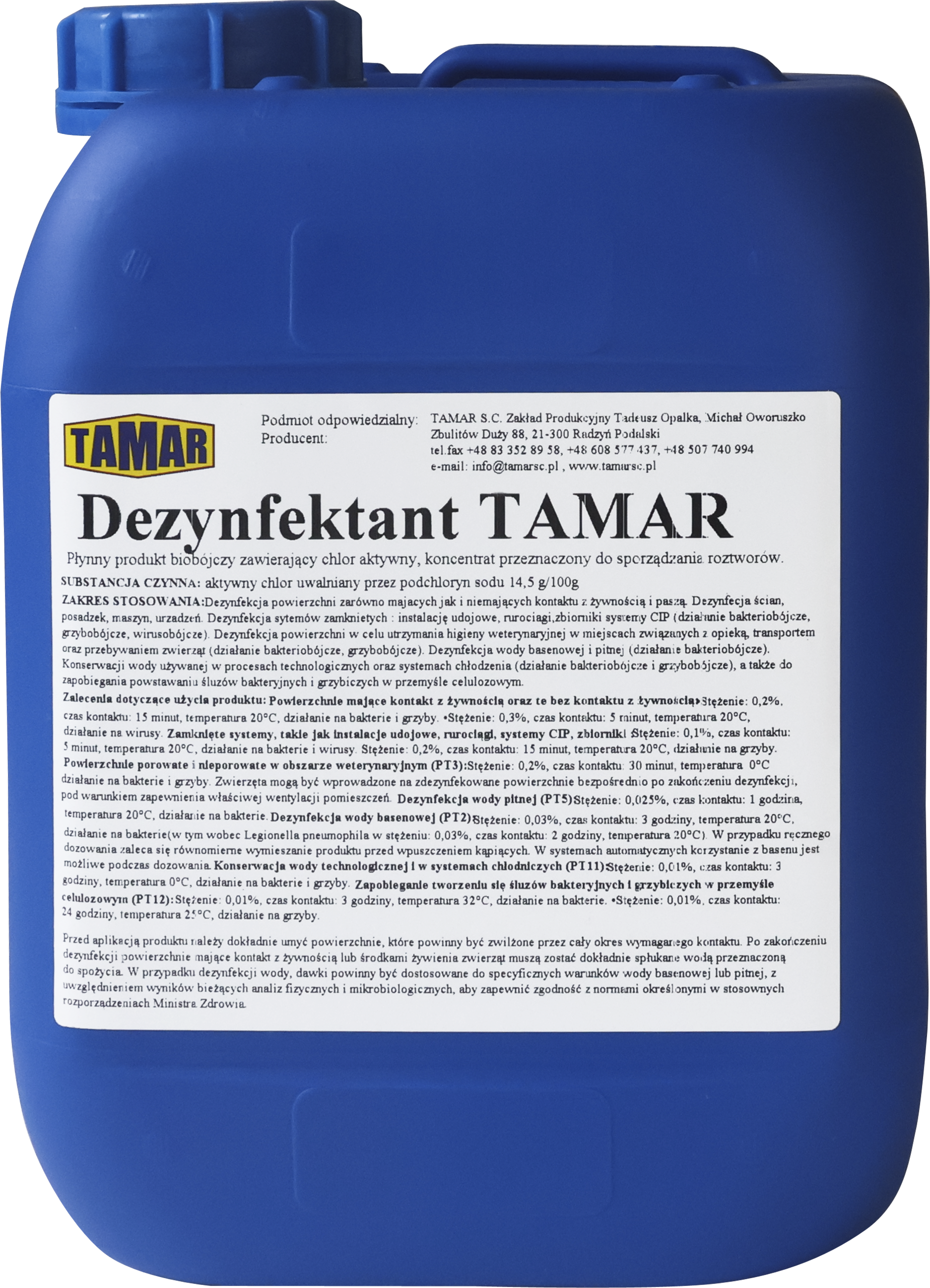 Tamar - Dezynfektant TAMAR